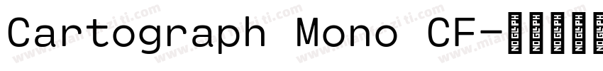 Cartograph Mono CF字体转换